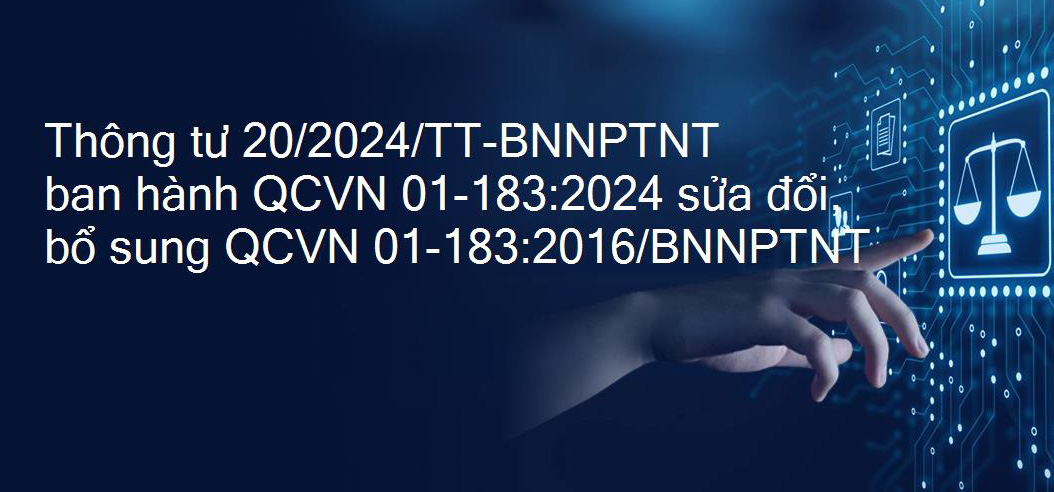 Thông tư 20/2024/TT-BNNPTNT